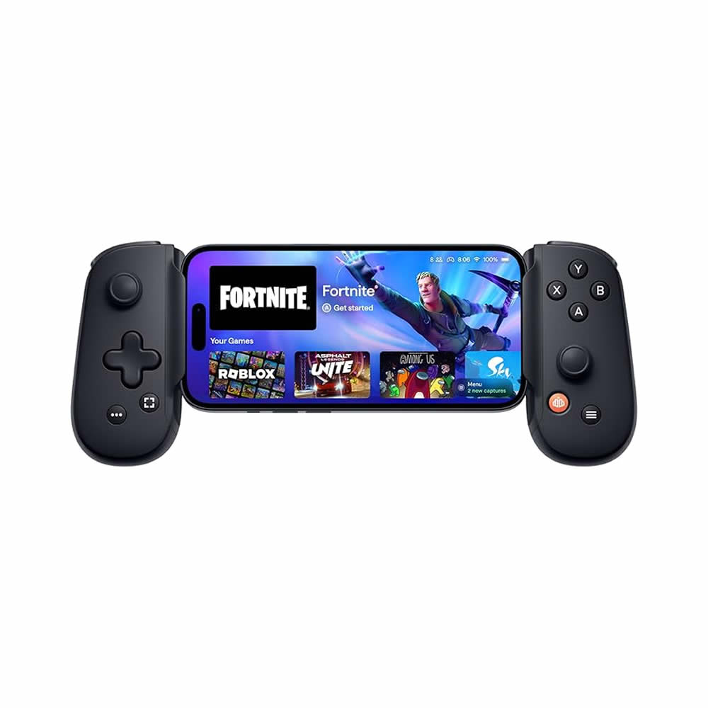 Backbone One Controller (2nd Gen) with Lightning Connect - Black