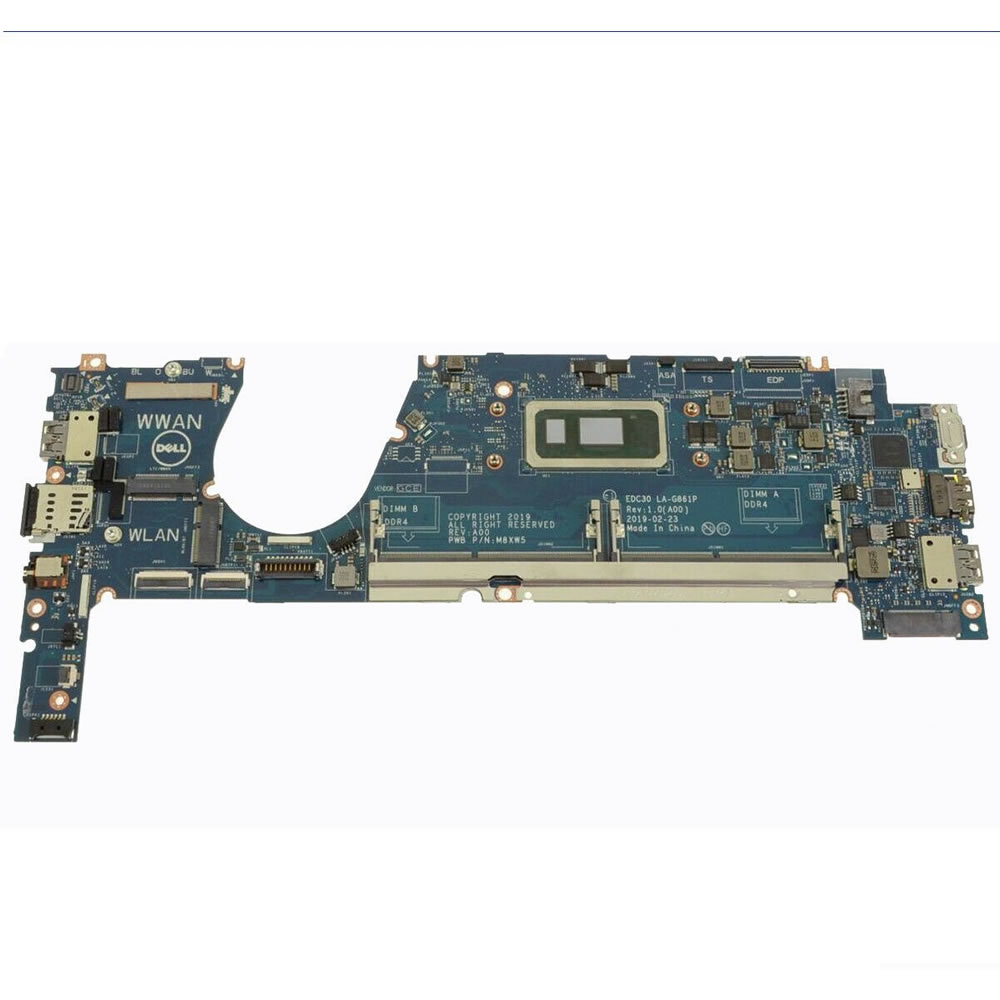 DELL Latitude 7300 Motherboard (Intel Core i5-8365U CPU) EDC30 LA-G861P